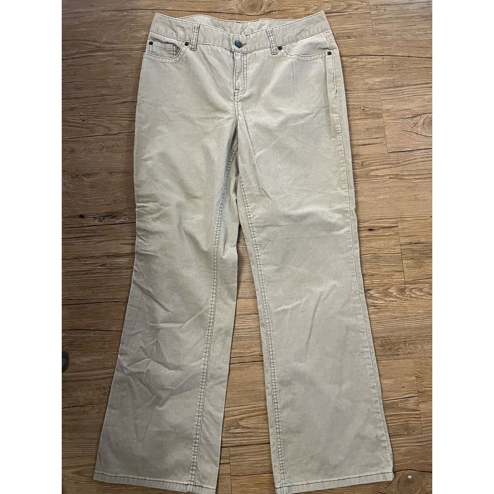 LL Bean Womens Corduroy Pants Size‎ 10 Reg Favorite Fit Curvy